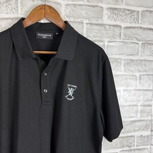 Glenmuir 1891 Mens Old Course St Andrews Golf Polo Shirt Black XL Performance